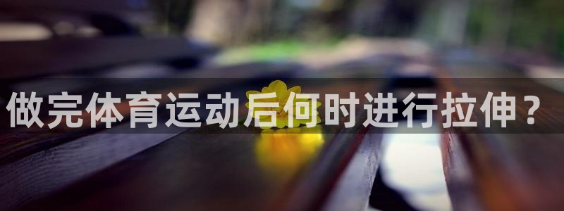 中欧体育全站app：做完体育运动后何时进行拉伸？