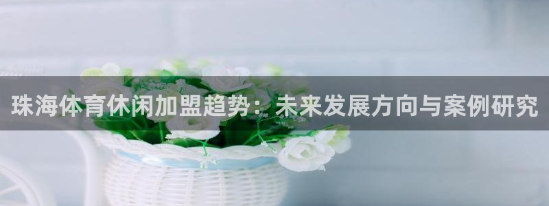 kok中欧体育：珠海体育休闲加盟趋势：未来发展方向与案例研究